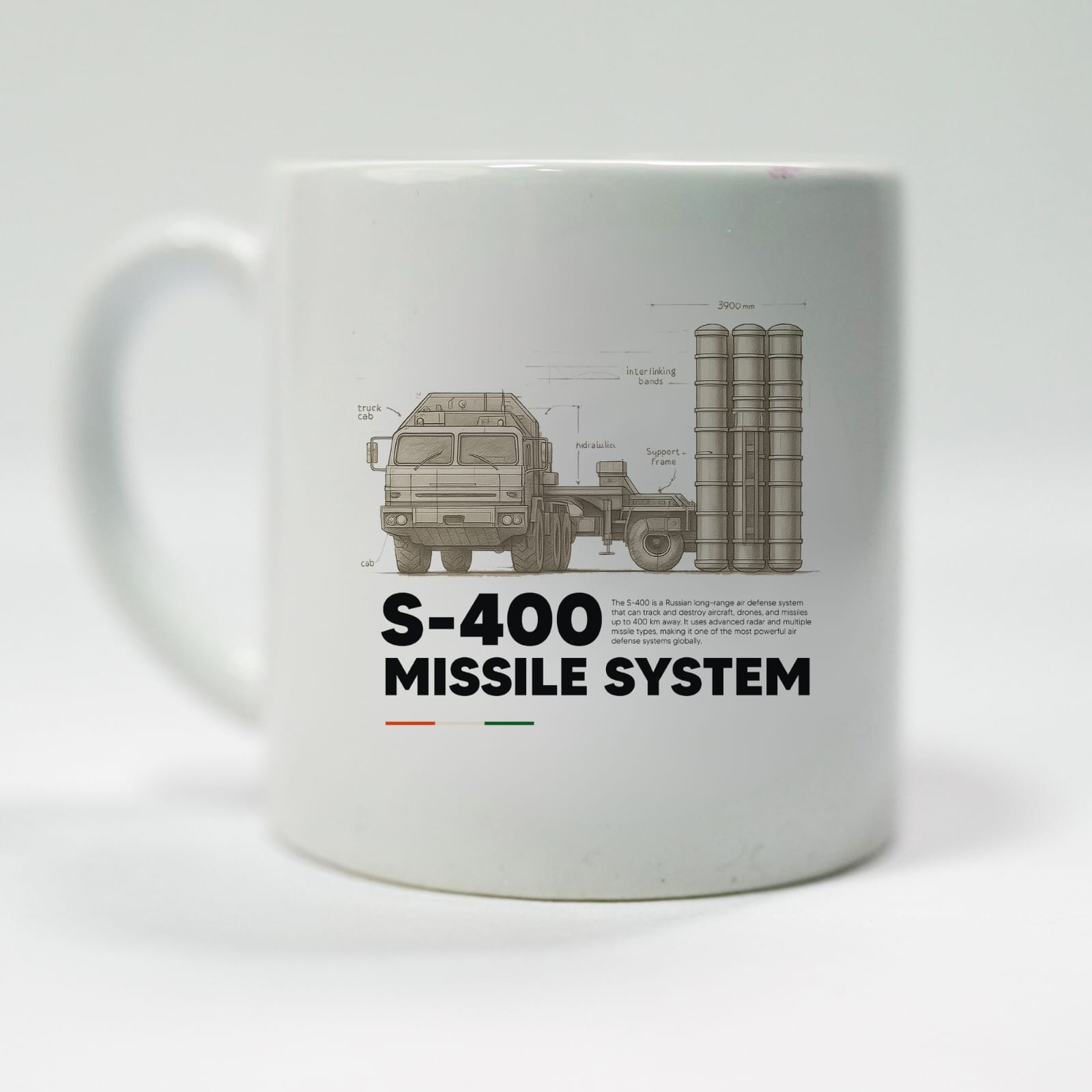 S400-Missile White Ceramic Mug